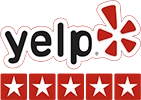 Yelp reviews 5 stars logo