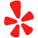 Yelp logo red